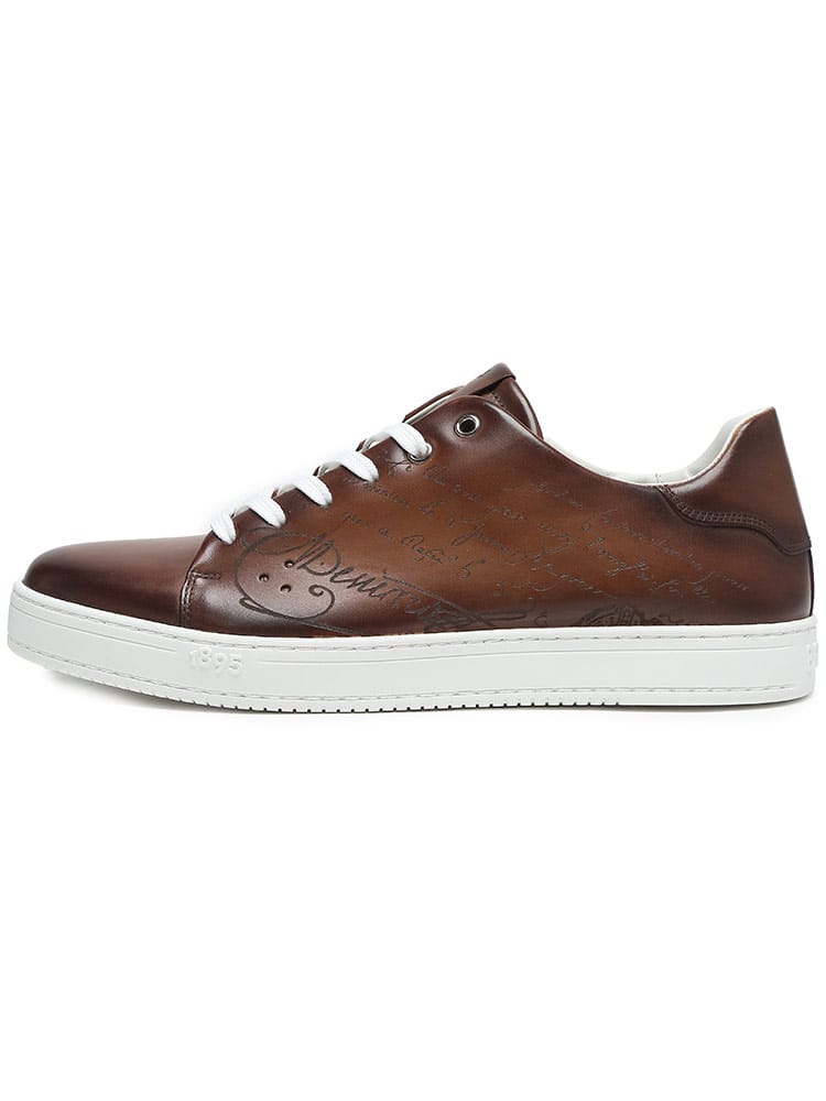 BERLUTI (ベルルッティ) プレイタイム スクリット レザースニーカー 