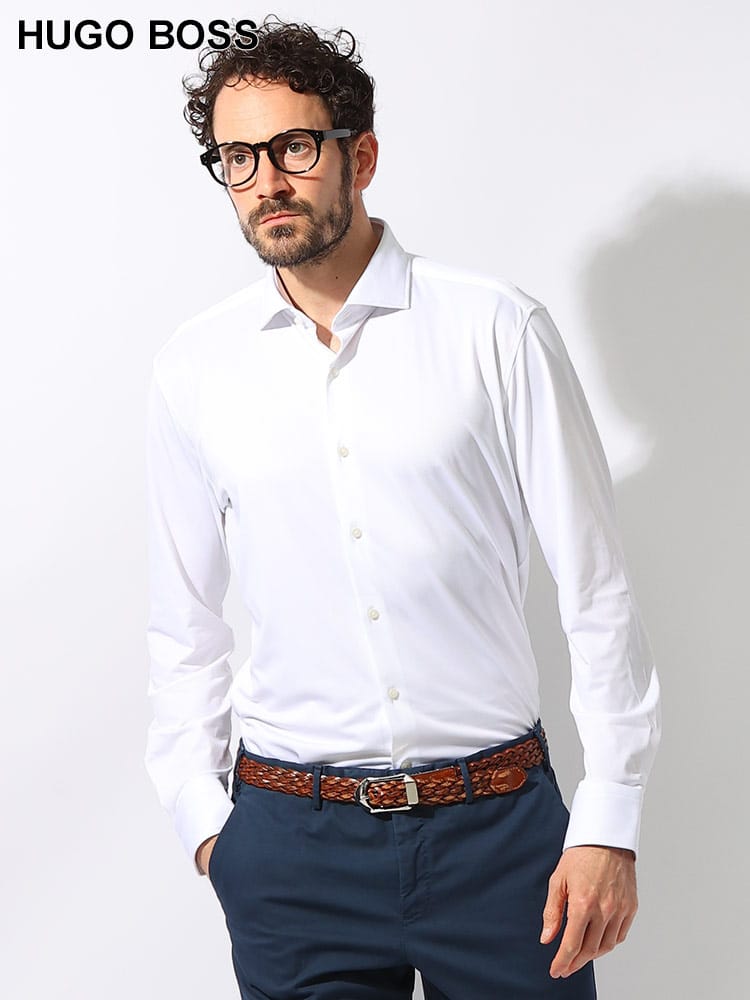 HUGO BOSS (ヒューゴボス) ケントカラー スリムフィット 