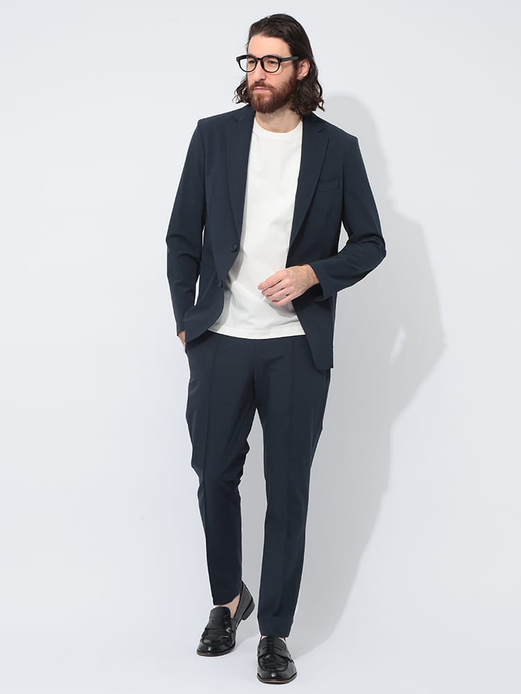 HUGO BOSS (ヒューゴボス) ストレッチ シングル ジャケット ロングパンツ セットアップ AIRWEIGHT HBHG10255958P メンズ