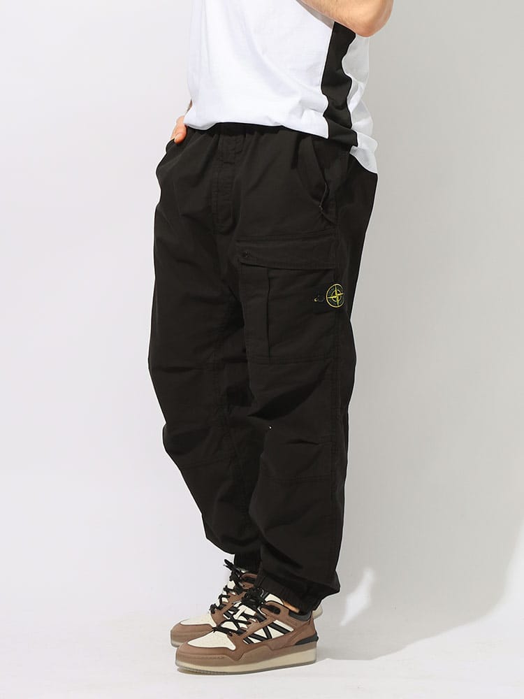 STONE ISLAND (ストーンアイランド) ルーズフィット コットンツイル ストレッチ カーゴパンツ SI801530510 ブランド メンズ 男性 ボトムス