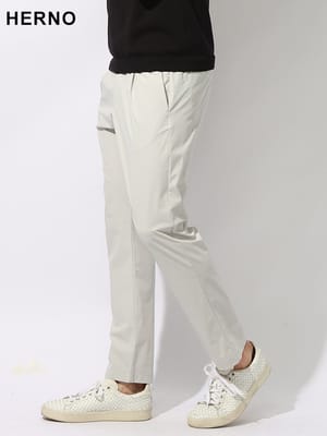HERNO (ヘルノ) ウエストゴム ナイロン レギュラーフィット ストレッチ パンツ LAMINAR