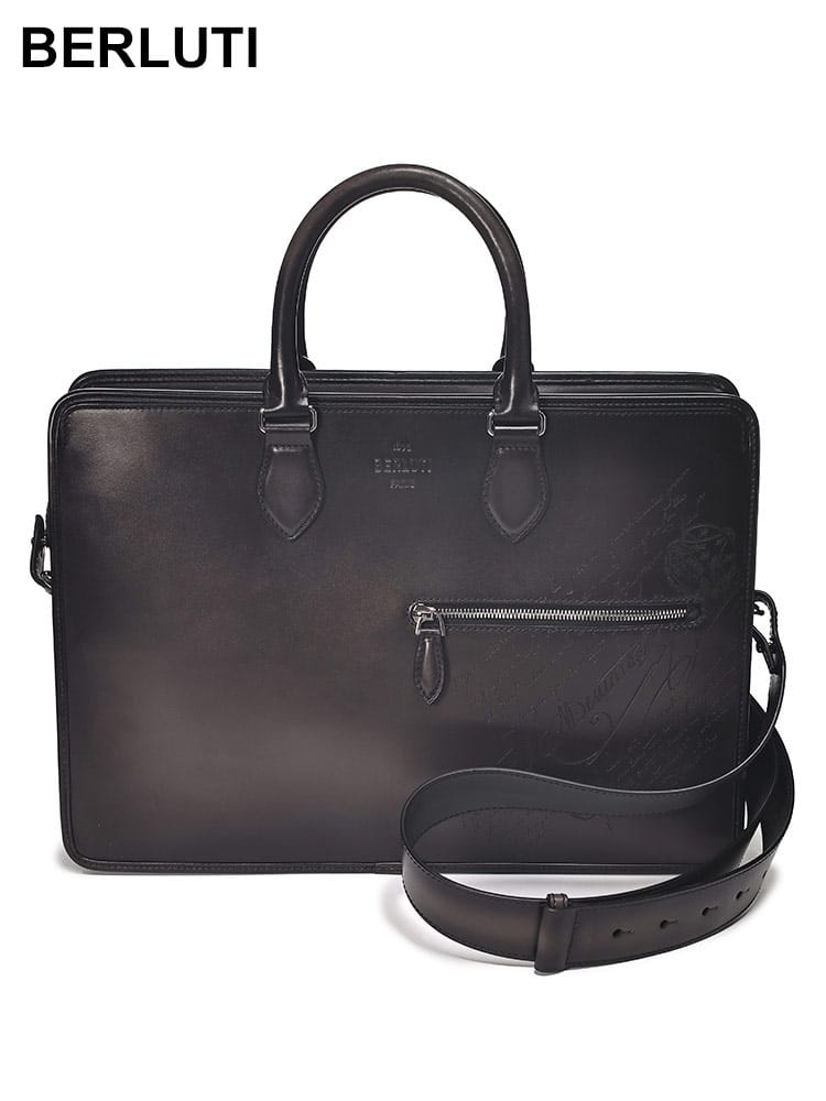 BERLUTI (ベルルッティ) アンジュール スクリットレザー 2WAY ブリーフ 
