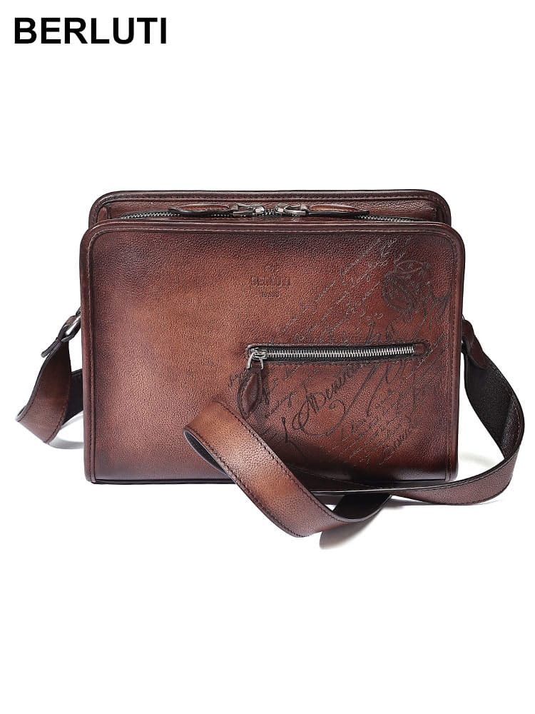 BERLUTI (ベルルッティ) ジュルナリエ スクリットレザー 