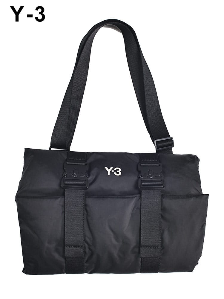 Y-3 (ワイスリー) ナイロン ロゴ PC収納 2WAY クロスボディバッグ 