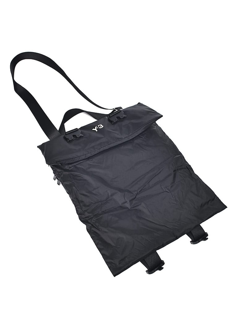 Y-3 (ワイスリー) ナイロン ロゴ PC収納 2WAY クロスボディバッグ 