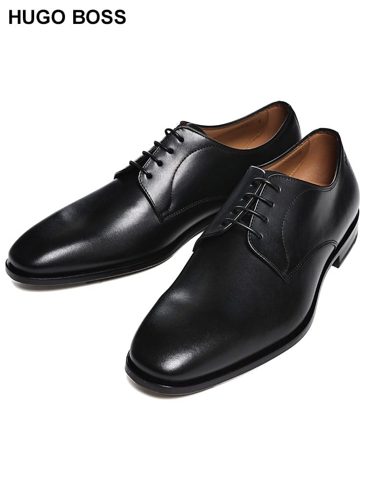 HUGO BOSS (ヒューゴボス) レザー レースアップ ビジネスシューズ 7(UK 