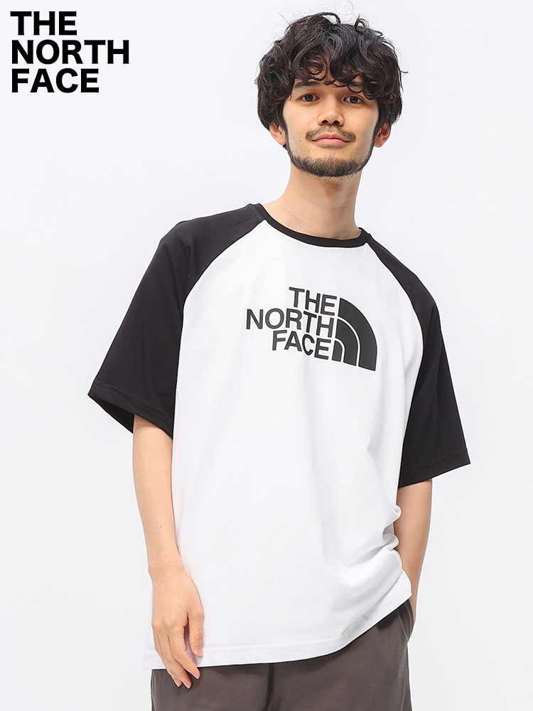 THE NORTH FACE (ザ ノースフェイス) フロントロゴ ラグラン切替 半袖 Tシャツ M S/S RAGLA【サカゼン公式通販】