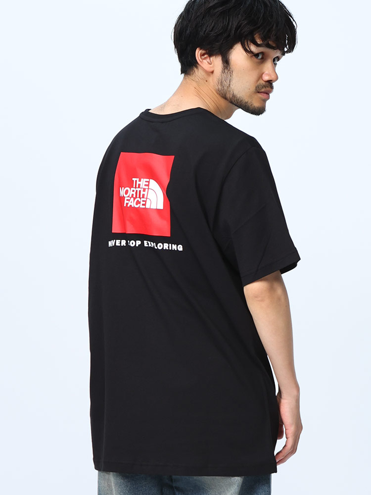 THE NORTH FACE (ザ ノースフェイス) BOXプリント クルーネック 半袖 Tシャツ M S/S REDBOX TEE NF0A87NP