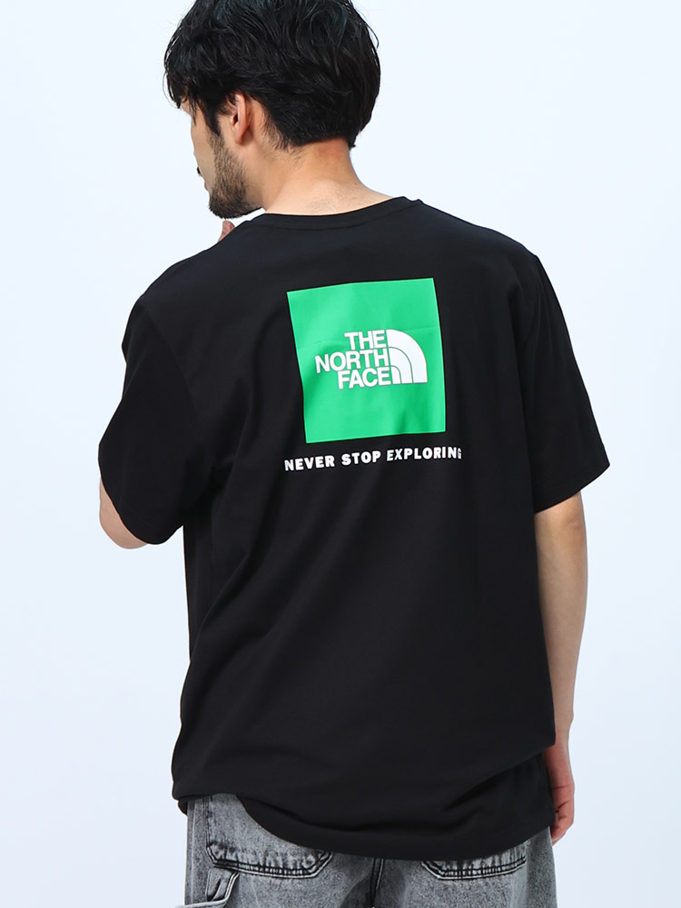 THE NORTH FACE (ザ ノースフェイス) BOXプリント クルーネック 半袖 Tシャツ M S/S REDBOX TEE NF0A87NP