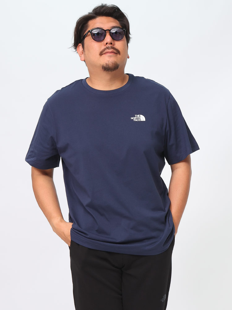 半袖 Tシャツ ミニドームロゴ SIMPLE DOME TEE NF0A87NGD22 クルーネック 大きいサイズ メン |  大きいサイズの服【サカゼン公式通販】