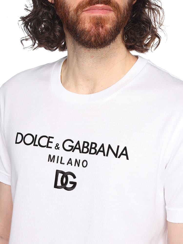 DOLCE&GABBANA (ドルチェ ＆ ガッバーナ) コットンジャージー DG刺繍 