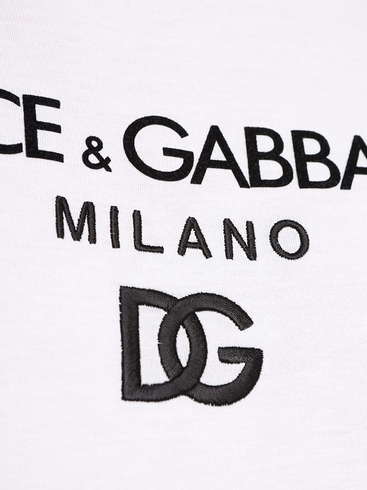 DOLCE&GABBANA (ドルチェ ＆ ガッバーナ) コットンジャージー DG刺繍 
