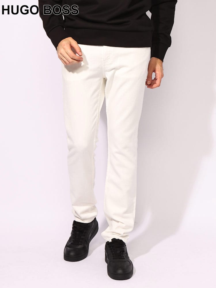 HUGO BOSS (ヒューゴボス) コットン100％ スリムフィット ストレート 