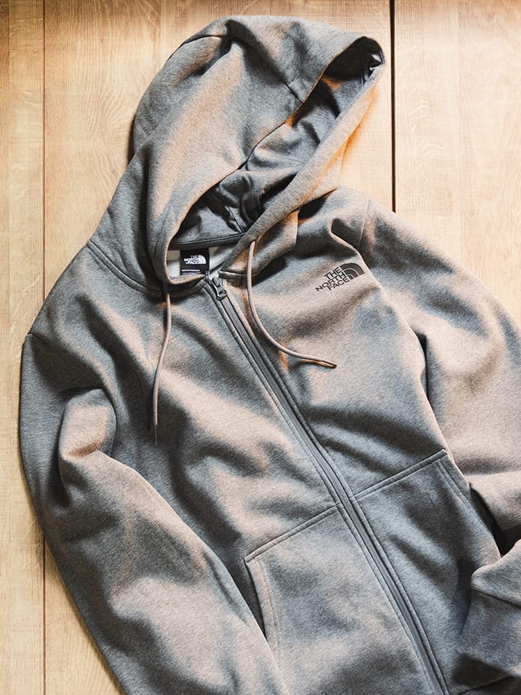 THE NORTH FACE (ザ ノースフェイス) 裏起毛 ロゴプリント フルジップ パーカー SIMPLE DOME FULL ZIP HOODIE NF0A89FD