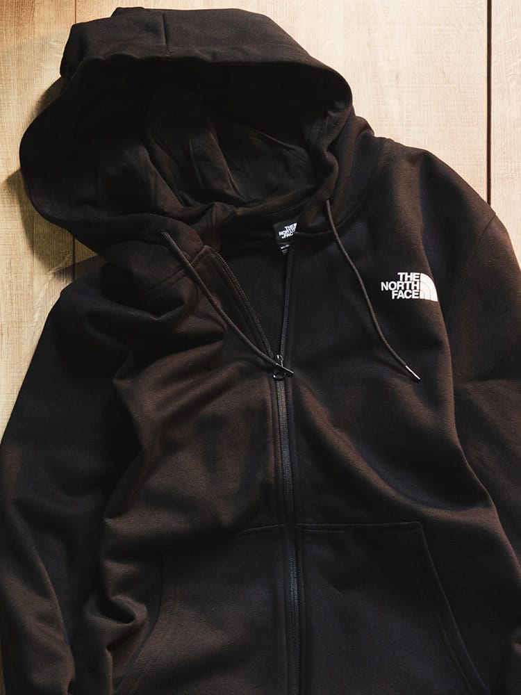 THE NORTH FACE (ザ ノースフェイス) 裏起毛 ロゴプリント フルジップ パーカー SIMPLE DOME FULL ZIP HOODIE NF0A89FD
