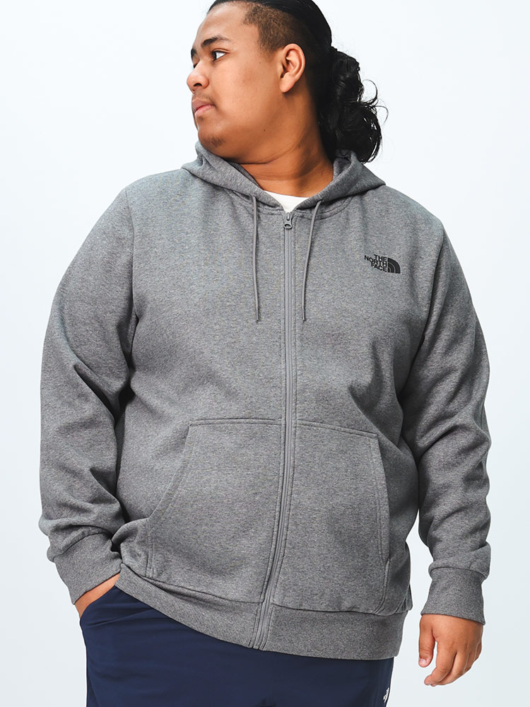 フルジップ パーカー 裏起毛   SIMPLE DOME FULL ZIP HOODIE トップス 秋冬 大きいサイズ メンズ