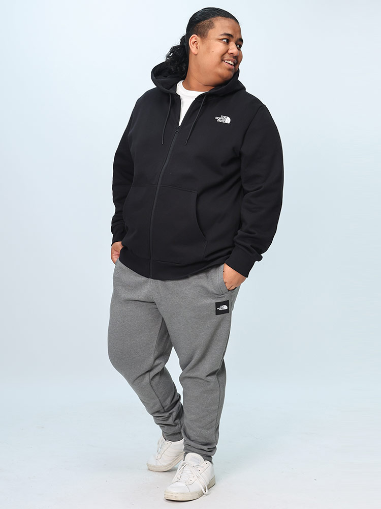 THE NORTH FACE (ザ ノースフェイス) 裏起毛 胸ロゴ フルジップ