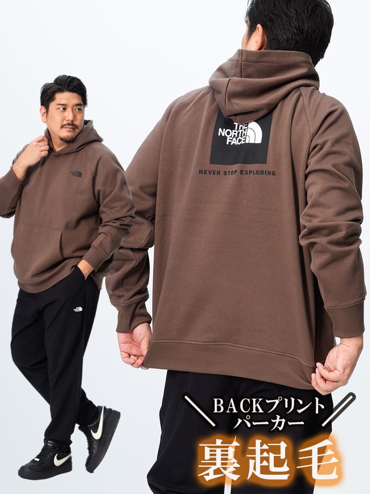 プルオーバー パーカー 裏起毛 バックプリント  RAGLAN REDBOX HOODIE トップス フード 大きいサイズ メンズ