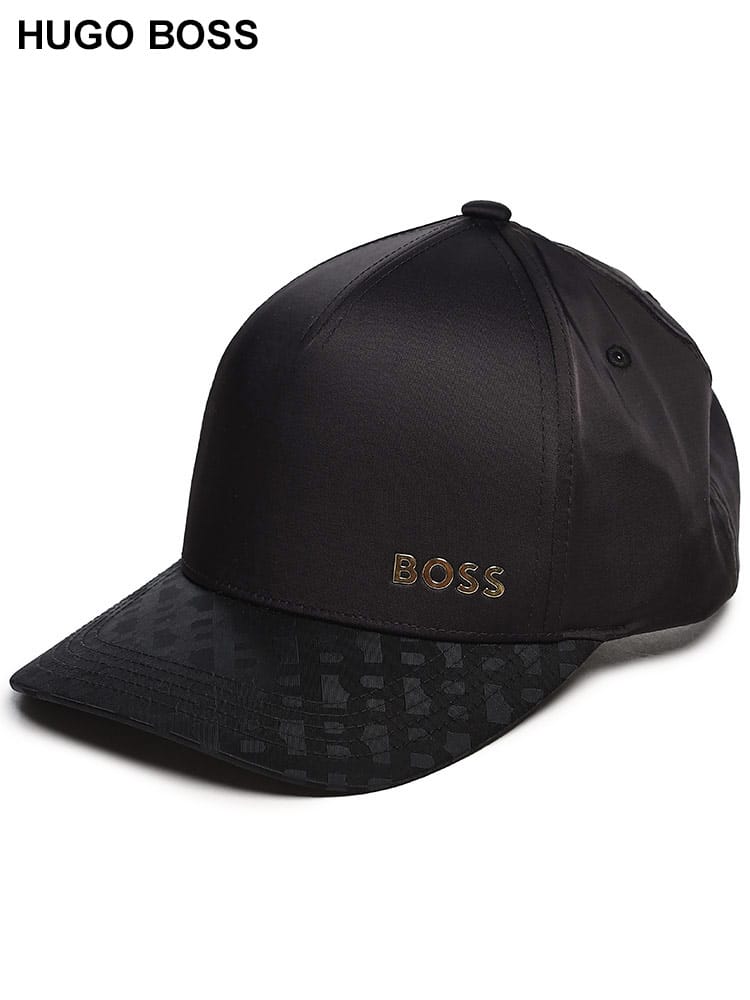 HUGO BOSS (ヒューゴボス) サテンキャップ モノグラムジャカード キャップ HB50520795 メンズ