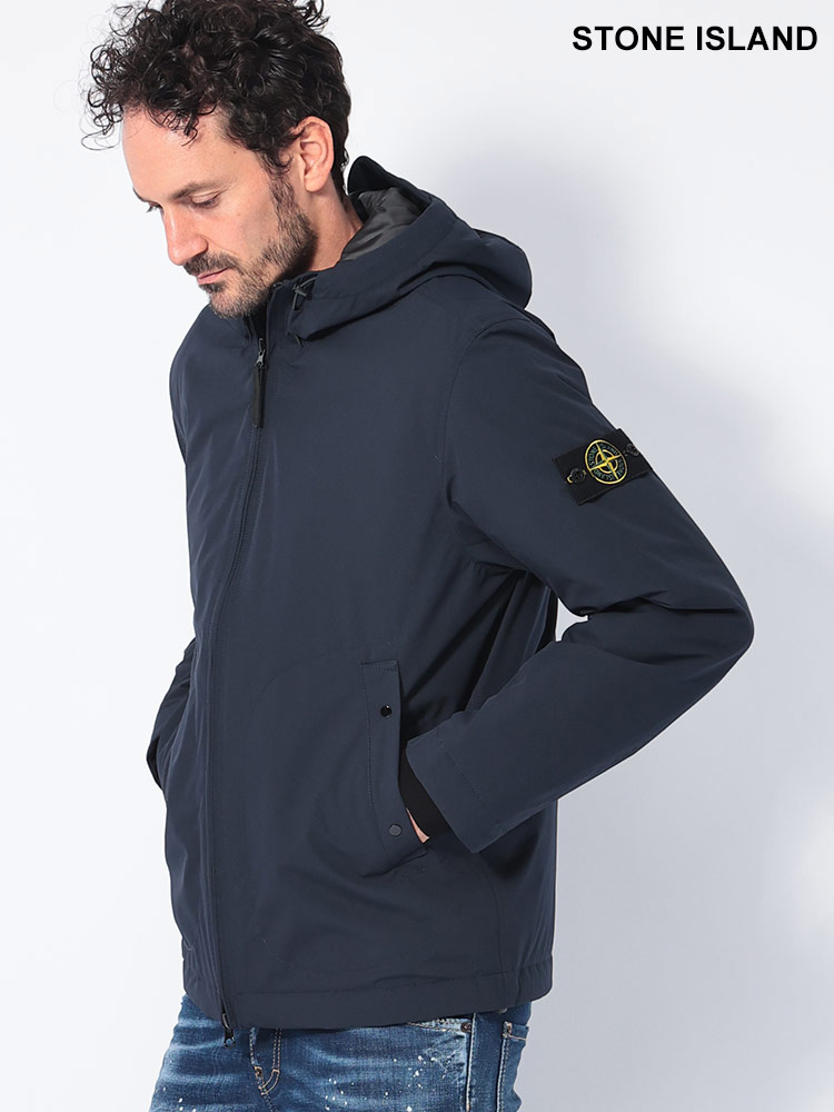 STONE ISLAND (ストーンアイランド) Primaloft ソフトシェル フルジップ 中綿 ジャケット SI8【サカゼン公式通販】