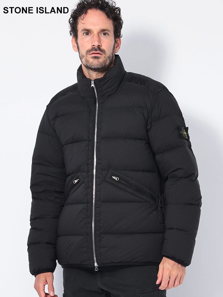 STONE ISLAND (ストーンアイランド) ナイロン フルジップ ダウンジャケット SI811543028 メンズ