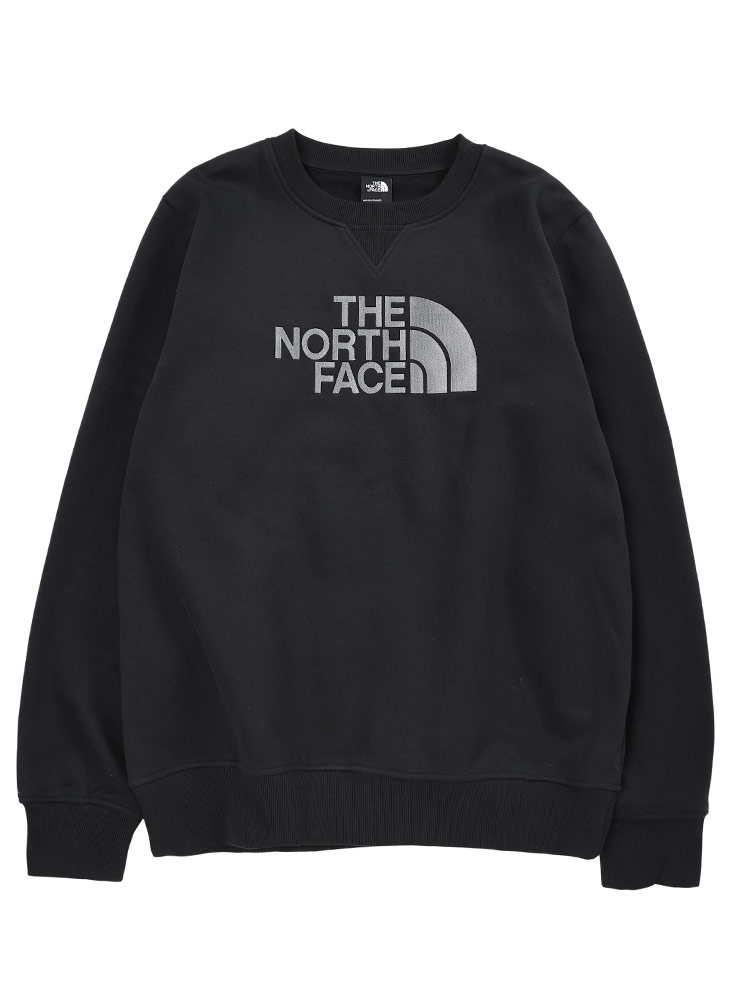 THE NORTH FACE (ザ ノースフェイス) 裏起毛 ロゴ刺繍 クルーネック トレーナー DREW PEAK CREW NF0A89EK