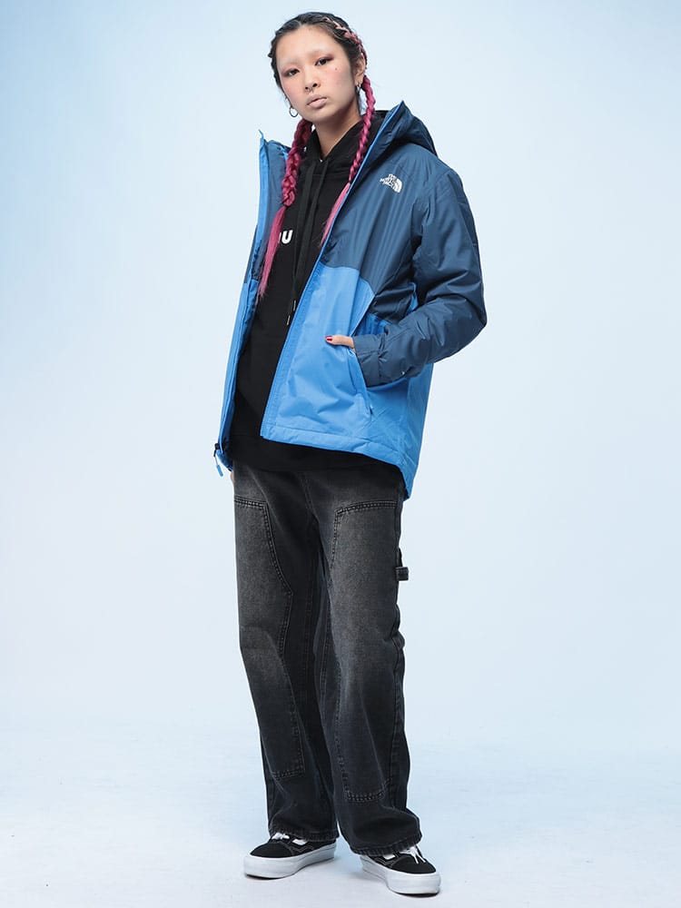 THE NORTH FACE (ザ ノースフェイス) 切替デザイン フード付き 中綿 