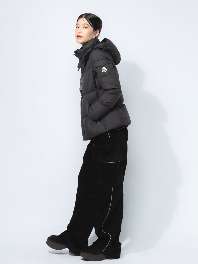 MONCLER (モンクレール) フード着脱可能 フルジップ ショート ダウン 
