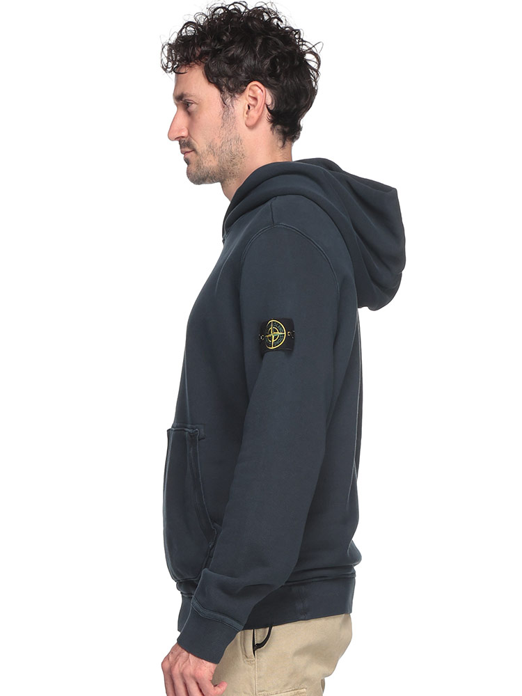 STONE ISLAND (ストーンアイランド) 裏毛 デザインポケット プルオーバー パーカー SI811561041【サカゼン公式通販】