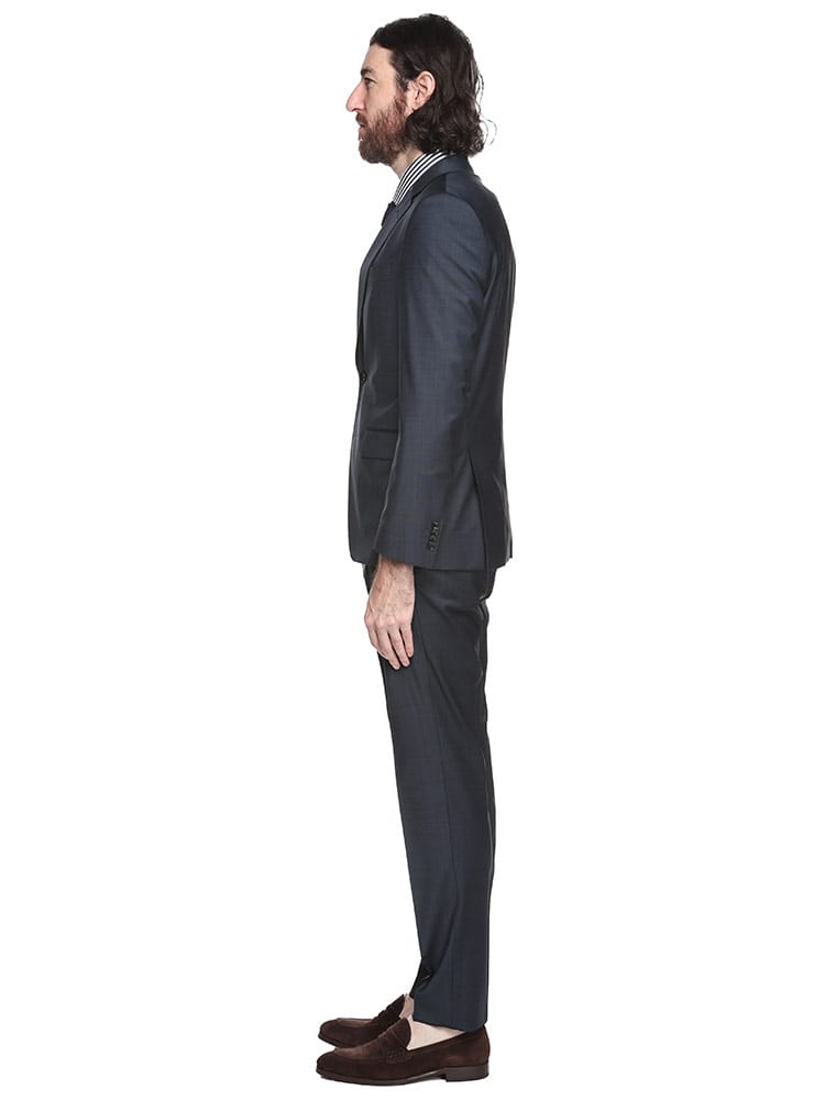 HUGO BOSS (ヒューゴボス) ストレッチ ウール混 シングル2ツ釦 
