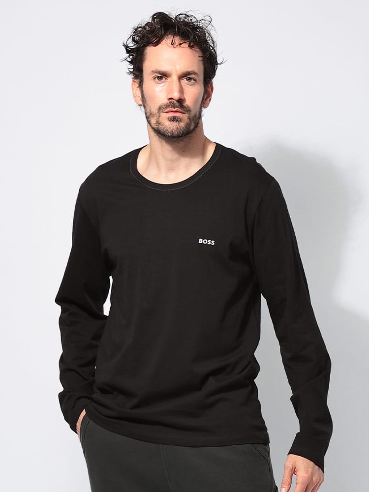 HUGO BOSS (ヒューゴボス) ミニロゴ クルーネック 長袖 Tシャツ HB50492321 メンズ