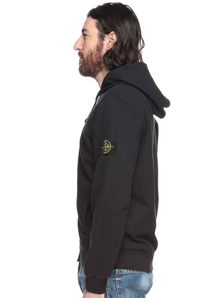 STONE ISLAND (ストーンアイランド) 裏起毛 ロゴパッチ フルジップ 