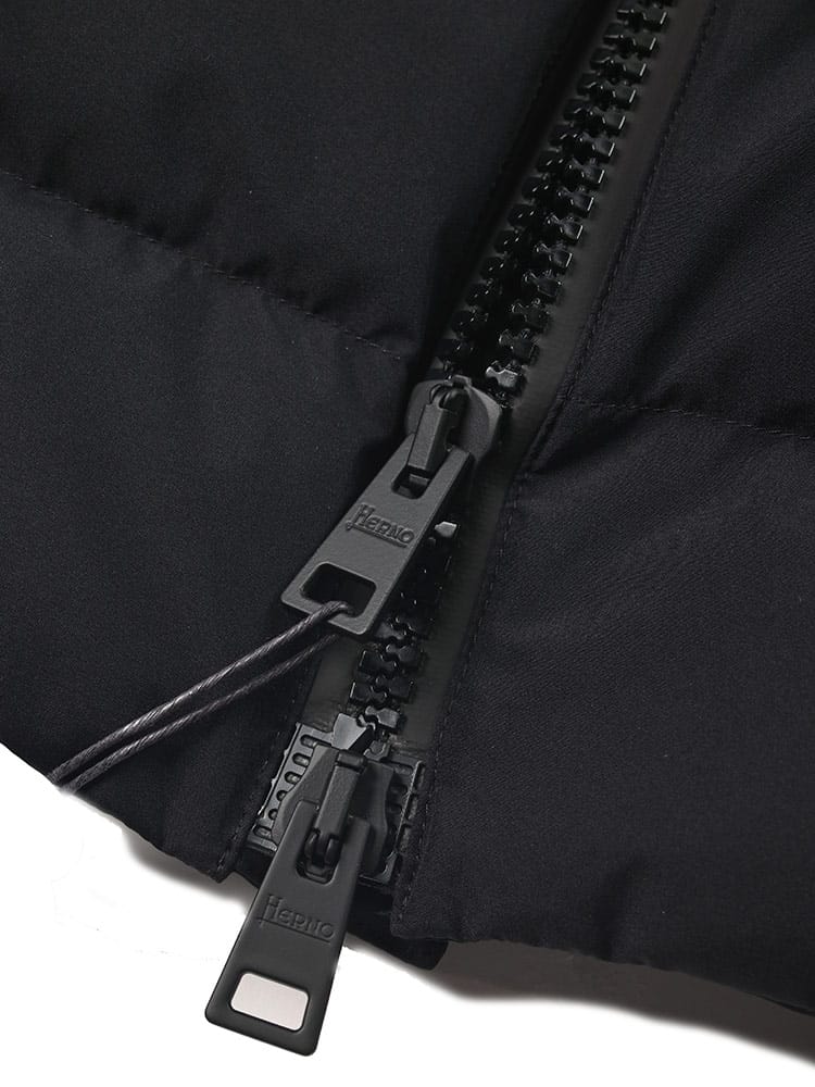 HERNO (ヘルノ) GORE-TEX INFINIUM WINDSTOPPER フード着脱 撥水 ダウンブルゾン L IT46 IT48 ...