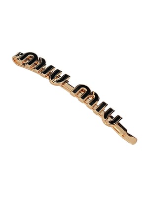 MIU MIU (ミュウミュウ) エナメルメタル ヘアクリップ MIU5IF1462F6T レディース