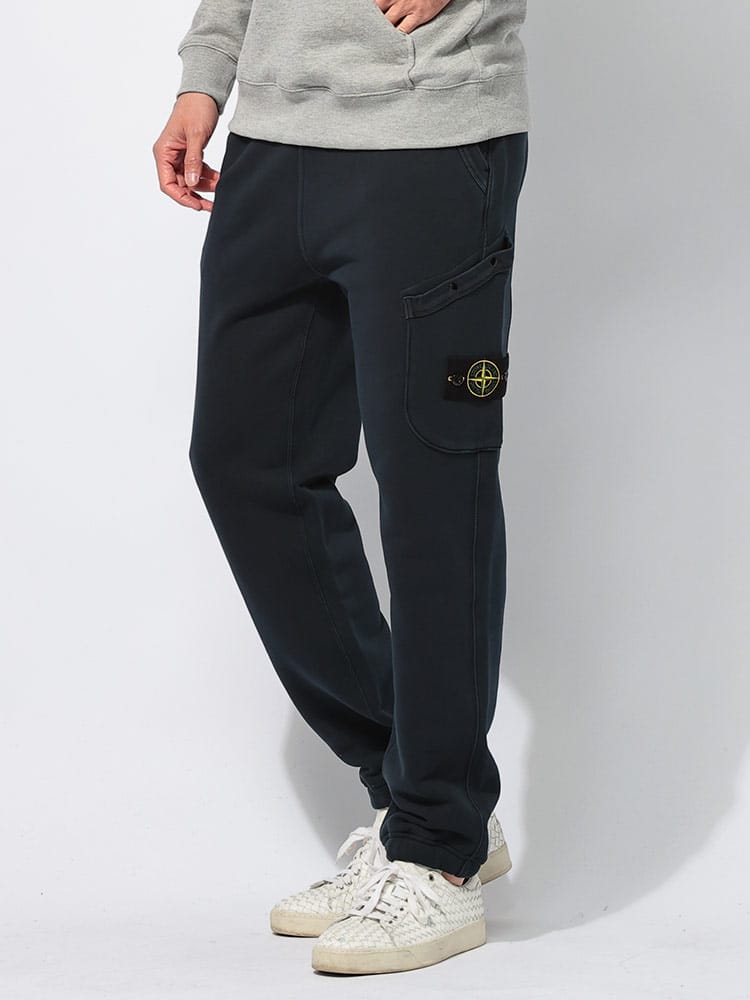 STONE ISLAND (ストーンアイランド) 裏毛 ガーメントダイ加工 カーゴ 