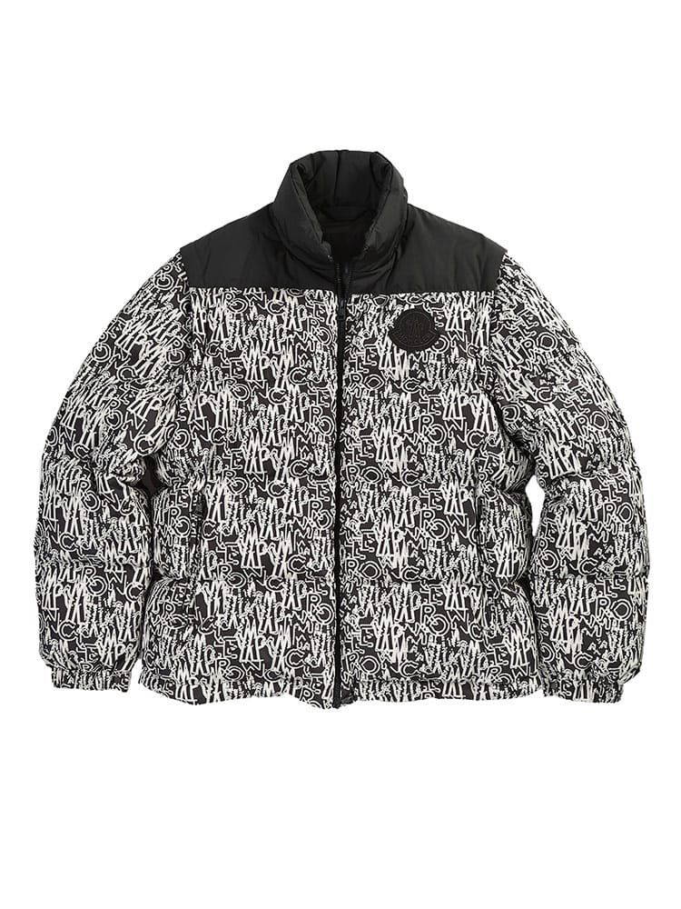 MONCLER (モンクレール) 袖着脱 2WAY 総ロゴ ショートダウンジャケット CHUBASCO MCCHUBASCO4 メンズ