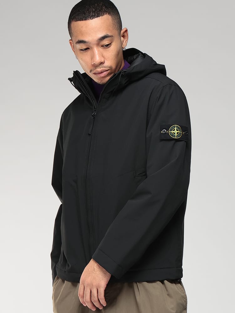 STONE ISLAND (ストーンアイランド) ロゴ ソフトシェル 撥水 