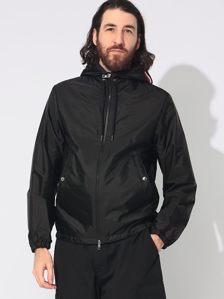 MONCLER (モンクレール) フードトリコロール ナイロン フルジップ ブルゾン MCGRIMPEURS5 メンズ