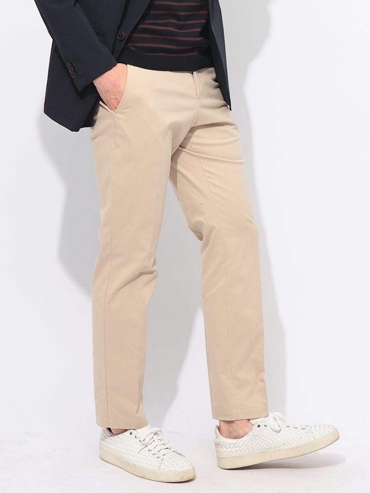 HUGO BOSS (ヒューゴボス) ストレッチコットン ノータック パンツ HB50534612 メンズ