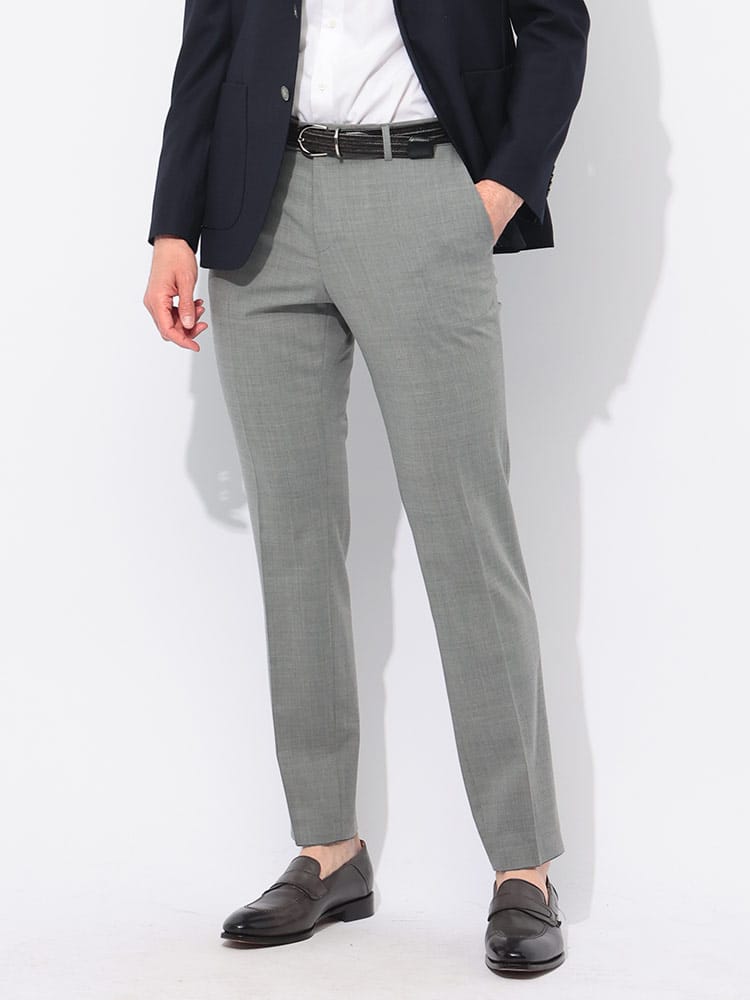 HUGO BOSS (ヒューゴボス) ストレッチウール ノータック パンツ HB50534908 メンズ