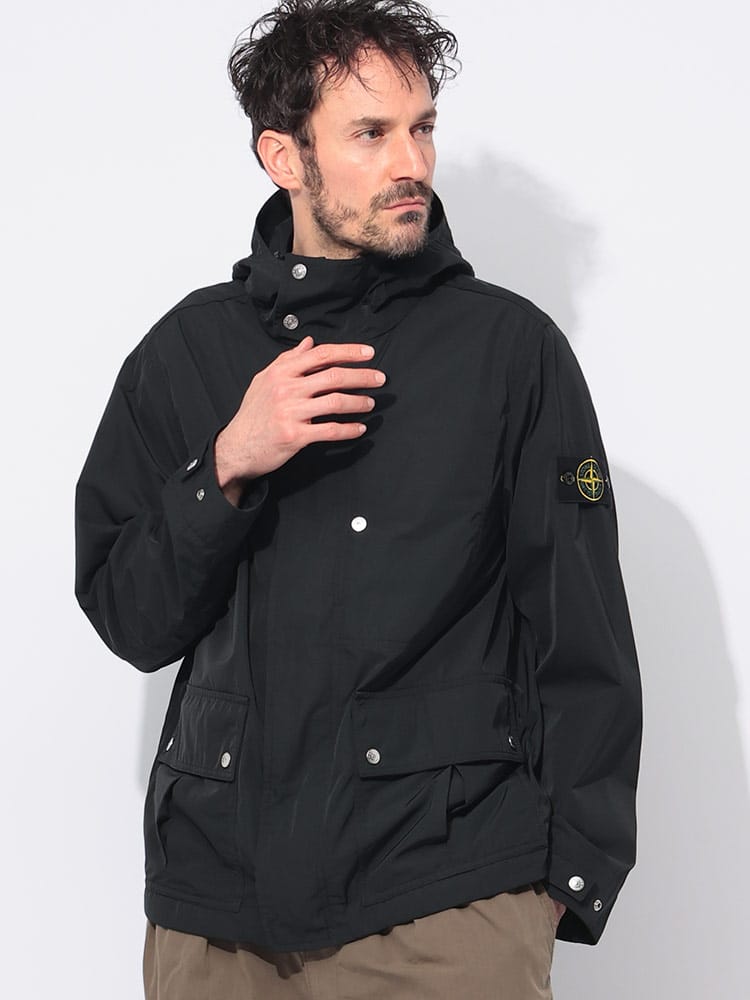 STONE ISLAND (ストーンアイランド) 撥水 フルジップ パーカー MICRO 