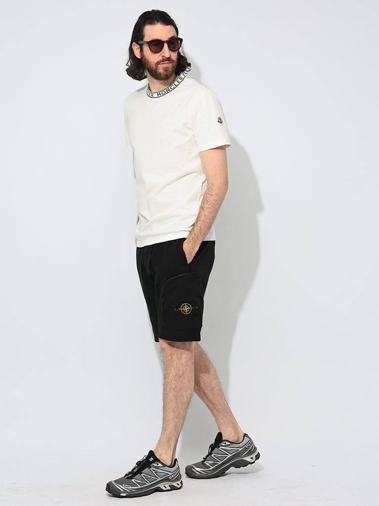 STONE ISLAND (ストーンアイランド) ジップポケット スウェット 