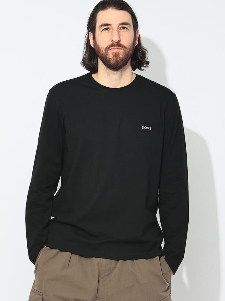 HUGO BOSS (ヒューゴボス) ミニロゴ クルーネック 長袖 Tシャツ HBU50515390 メンズ