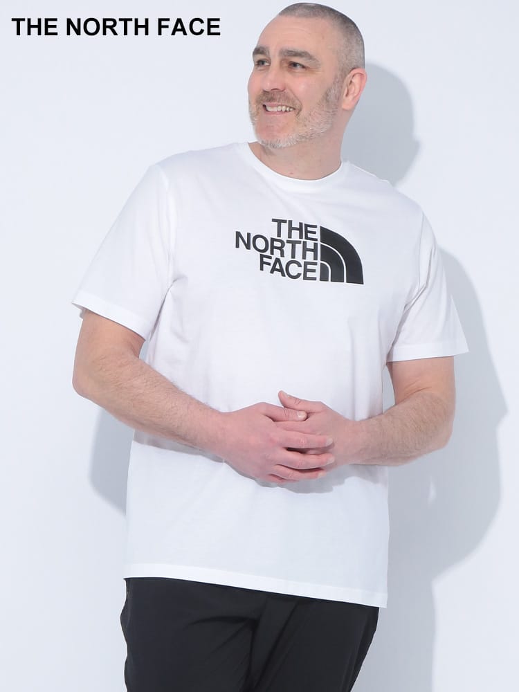 THE NORTH FACE (ザ ノースフェイス) ハーフドームロゴ クルーネック 半袖 Tシャツ 大きいサイズ メンズ
