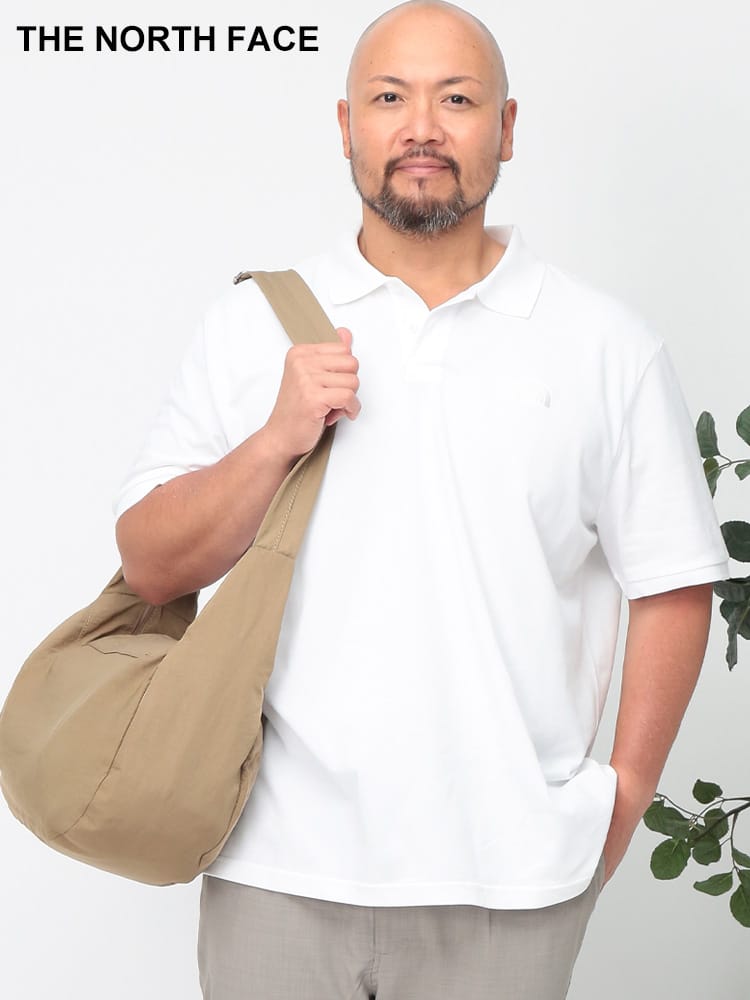 【WEB先行値下げ】THE NORTH FACE (ザ ノースフェイス) ワンポイントロゴ刺繍 レギュラー 半袖 ポロシャツ 大きいサイズ メンズ