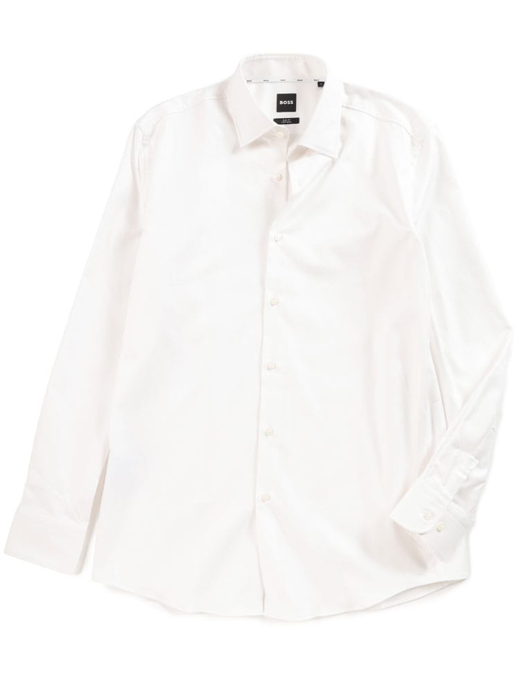HUGO BOSS (ヒューゴボス) ストレッチ 長袖 ドレスシャツ EASY IRON