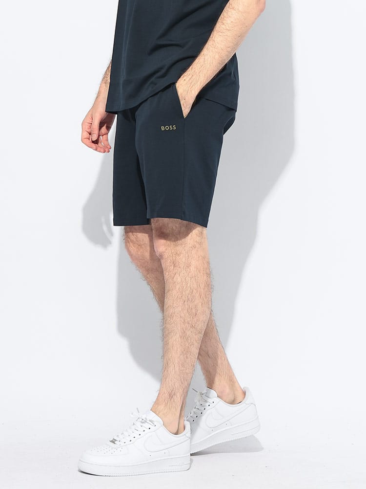 HUGO BOSS (ヒューゴボス) ミニロゴ ウエストコード ショートパンツ メンズ