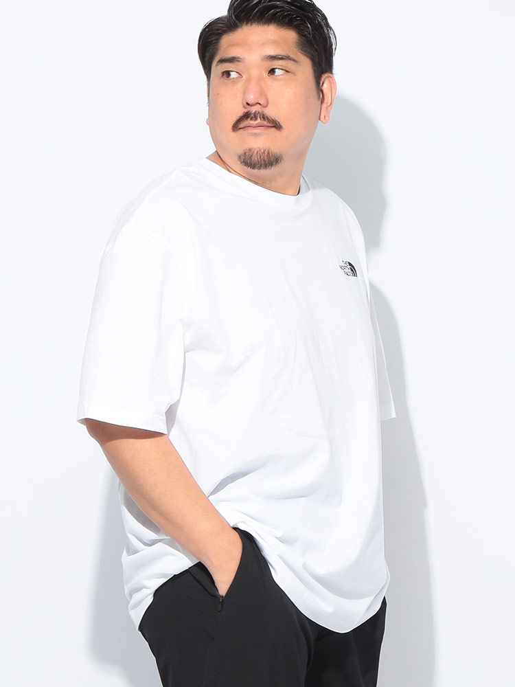 ロゴ刺繍 クルーネック 半袖 Tシャツ ESSENTIAL OVERSIZE TEE