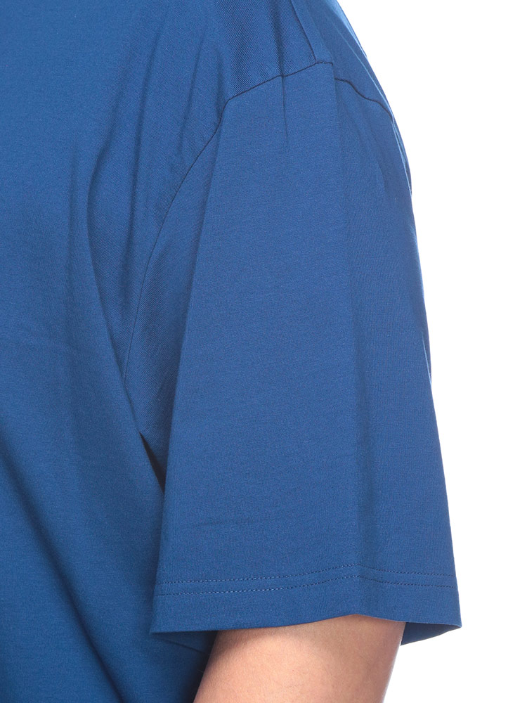 ロゴ刺繍 クルーネック 半袖 Tシャツ ESSENTIAL OVERSIZE TEE