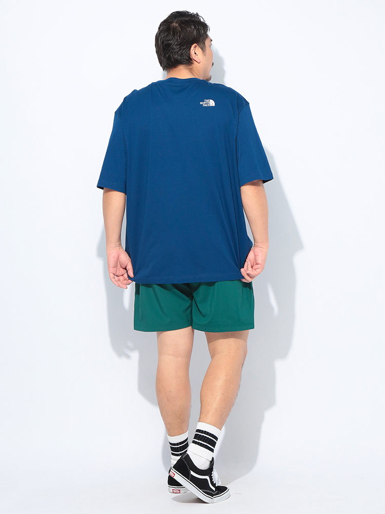 ロゴ刺繍 クルーネック 半袖 Tシャツ ESSENTIAL OVERSIZE TEE